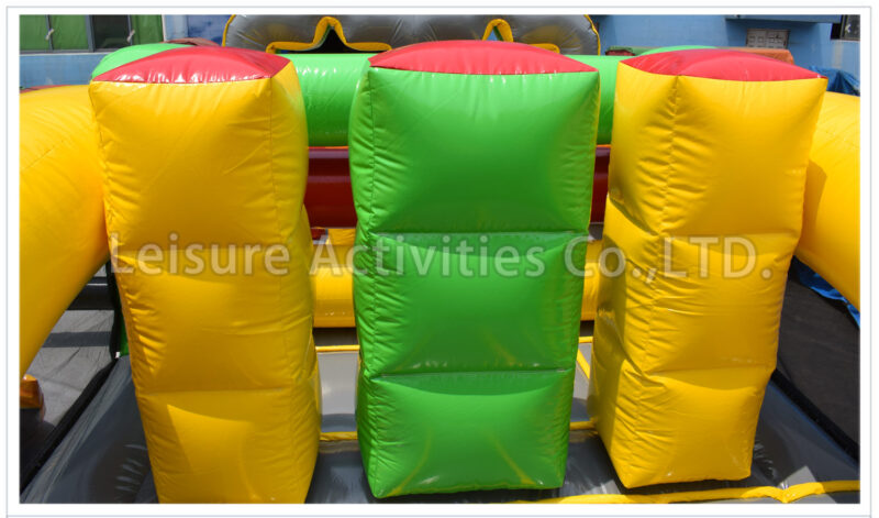 40ft caustic obstacle course