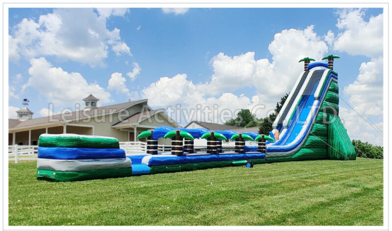 40ft tropical single lane slip n slide pl