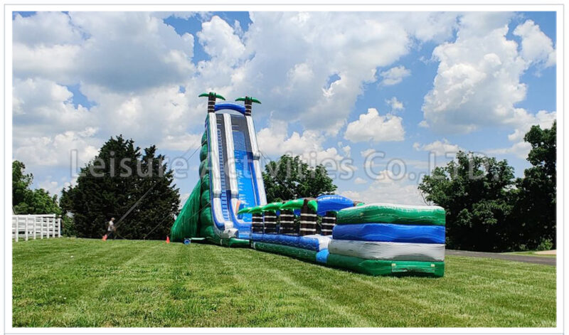 40ft tropical single lane slip n slide pl