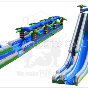 40ft tropical single lane slip n slide pl