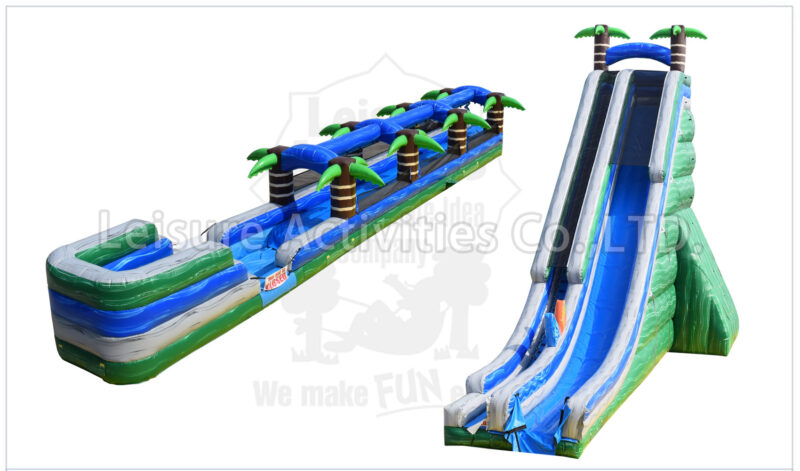 40ft tropical single lane slip n slide pl