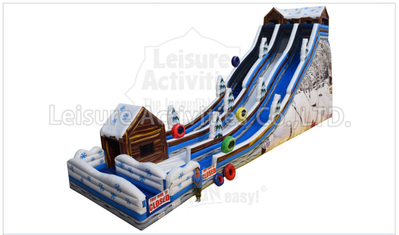 35ft alpine tubing double lane slide