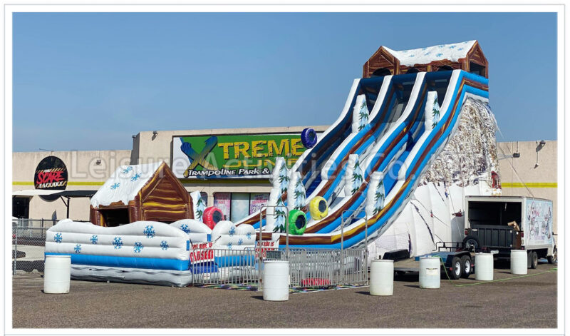 35ft alpine tubing double lane slide