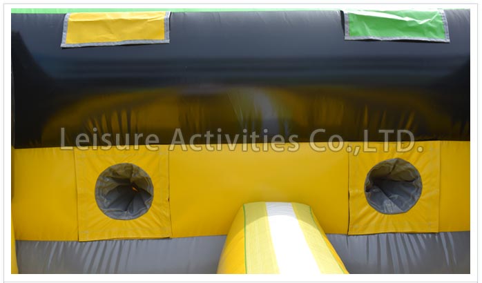 bungee run caution