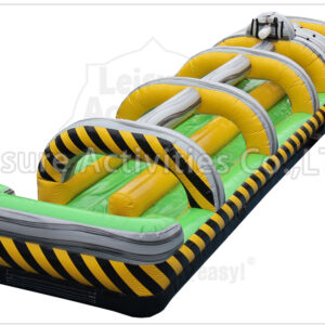caustic foam double lane slip n slide sl foam machine optional