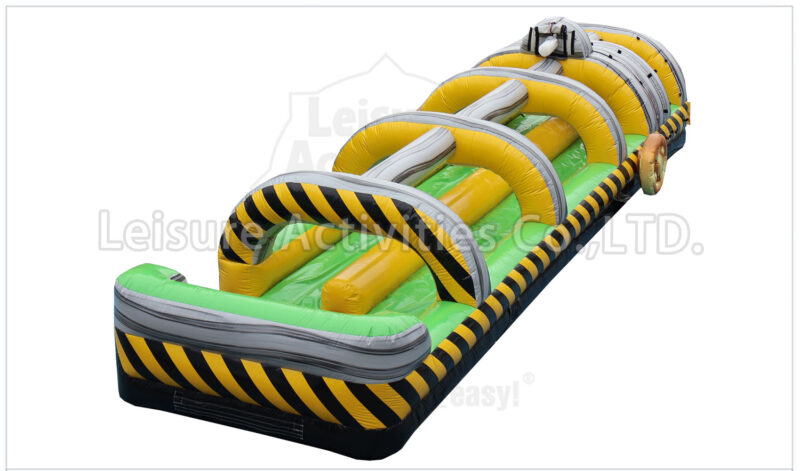 caustic foam double lane slip n slide sl foam machine optional