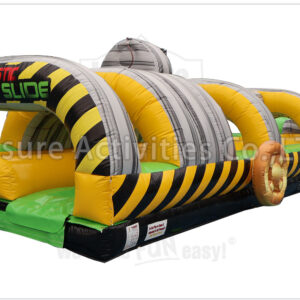 caustic foam double lane slip n slide sl foam machine optional