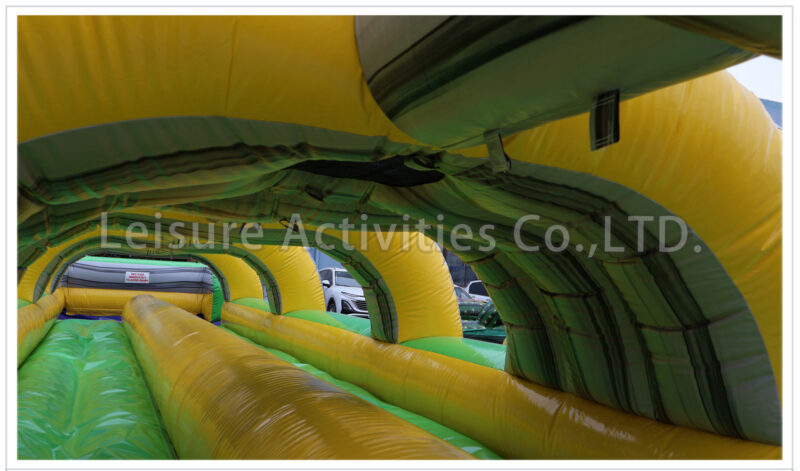 caustic foam double lane slip n slide sl foam machine optional