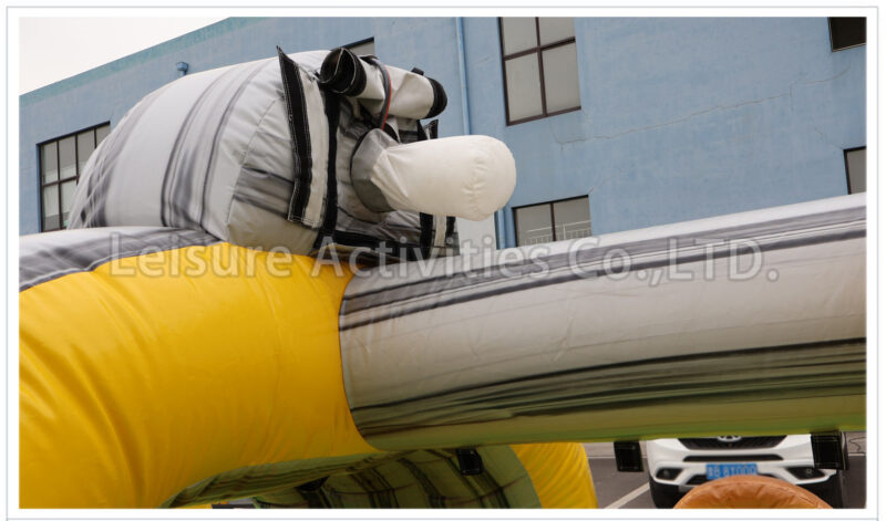 caustic foam double lane slip n slide sl foam machine optional