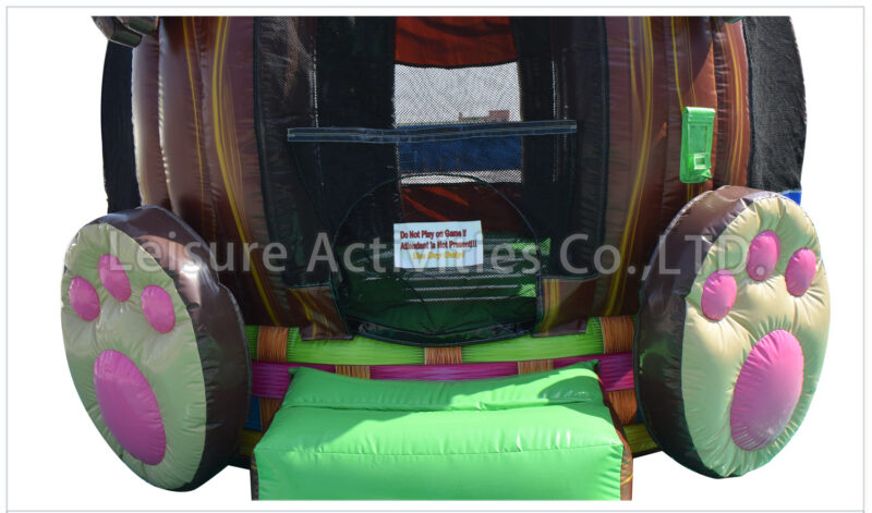 chocolate bunny bounce house
