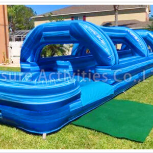 double lane slip n slide pool splash marble blue pl