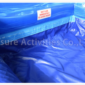 double lane slip n slide pool splash marble blue pl