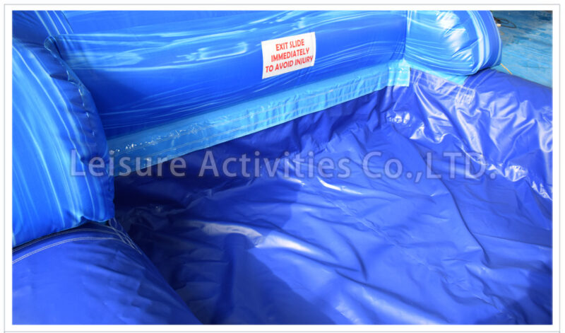 double lane slip n slide pool splash marble blue pl