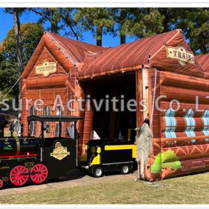 inflatable train depot station ii