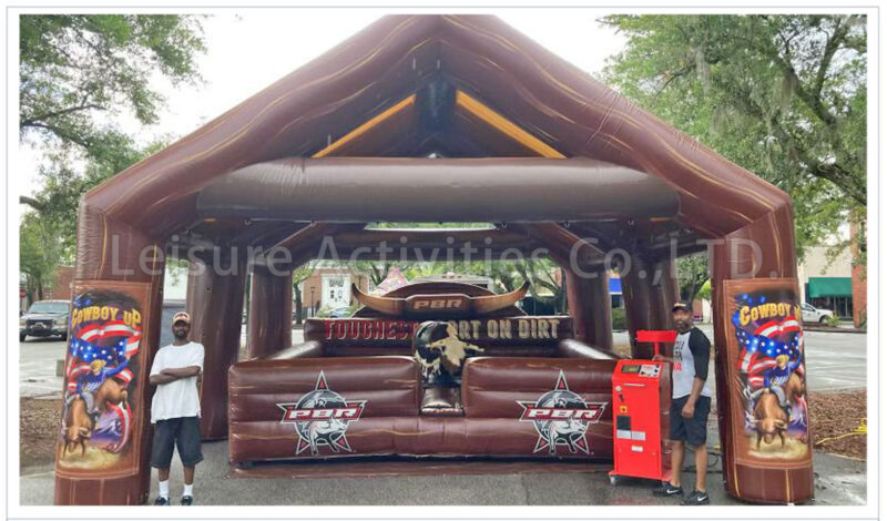 mechanical bull tent