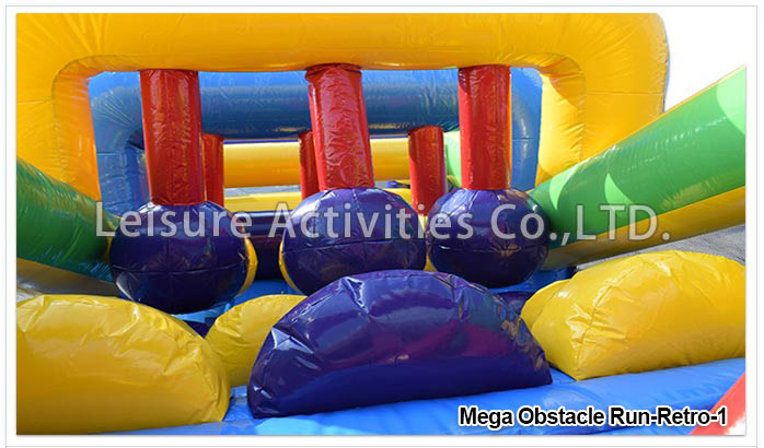mega obstacle run retro