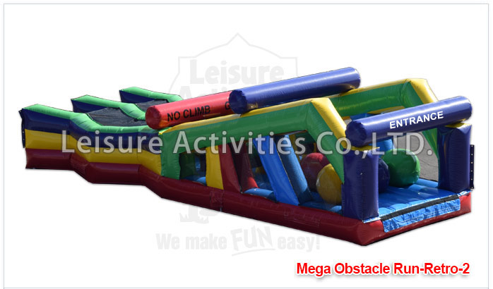 mega obstacle run retro
