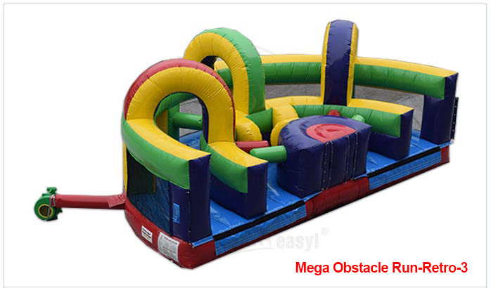 mega obstacle run retro