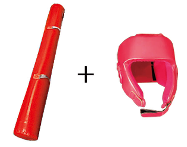 boxing gloves (1 pair) + headgear (1 pc)