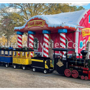 santa winter train depot