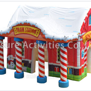 santa winter train depot