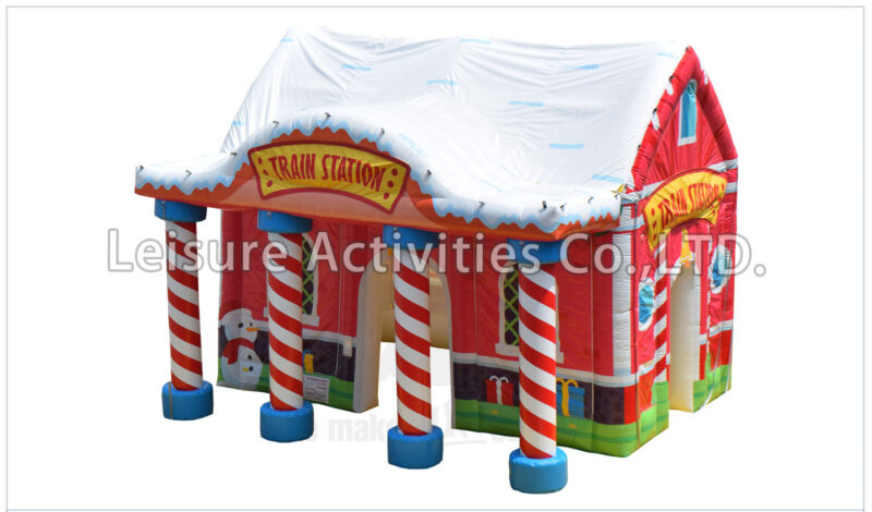 santa winter train depot
