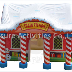 santa winter train depot