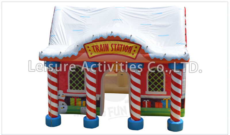 santa winter train depot