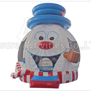 snowman bounce house