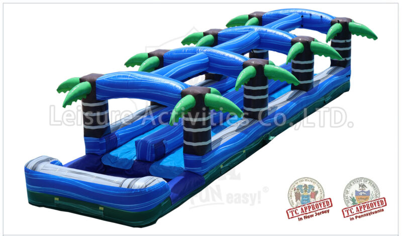 tropical double lane slip n slide pl