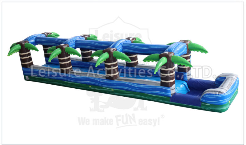 tropical single lane slip n slide pl