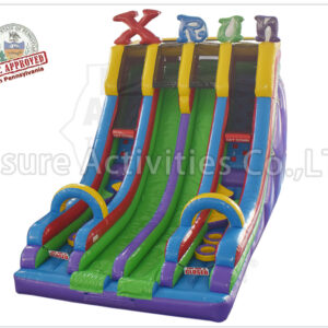xtreme fun run® double lane slide retro xtreme fun run® double lane slide retro