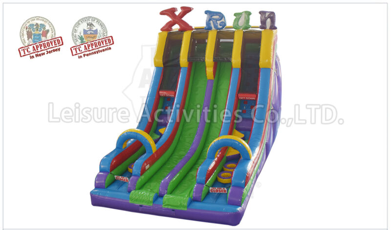 xtreme fun run® double lane slide retro