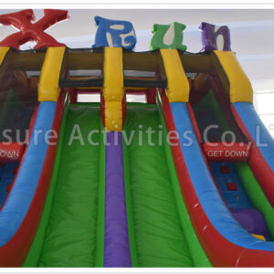 xtreme fun run® double lane slide retro xtreme fun run® double lane slide retro