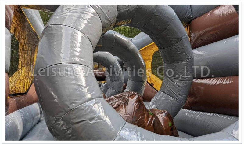 construction tractor scraper obstacle