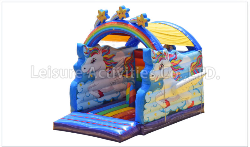 unicorn rainbow bounce