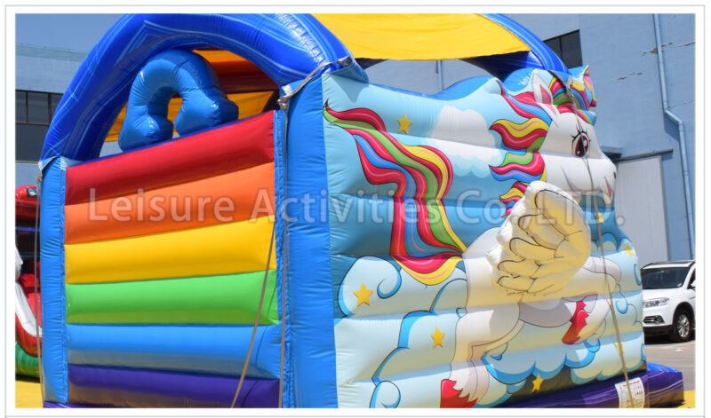 unicorn rainbow bounce
