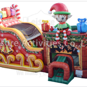 16ft sleigh loading bounce & slide 16ft sleigh loading bounce & slide