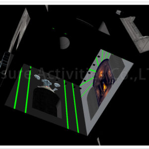 25ft halloween crypt water/foam play station glow