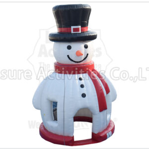 25ft snowman water& foam play station