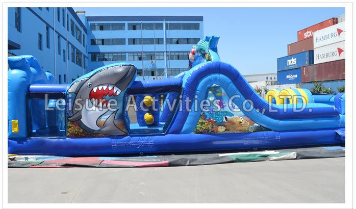31ft shark obstacle course