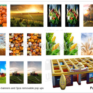 30ft hybrid maze artworks fall/halloween/christmas/spring/winter　　 (18pcs single side artworks)(price per set per theme)