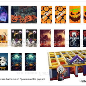 30ft hybrid maze artworks fall/halloween/christmas/spring/winter　　 (18pcs single side artworks)(price per set per theme)