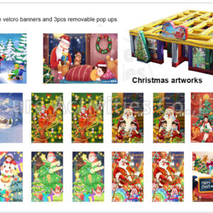 30ft hybrid maze artworks fall/halloween/christmas/spring/winter　　 (18pcs single side artworks)(price per set per theme)