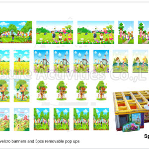 30ft hybrid maze artworks fall/halloween/christmas/spring/winter　　 (36pcs double sides artworks)(price per set per theme)