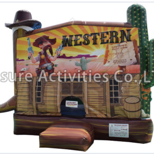 14ft multi theme cowboy bounce 14ft multi theme cowboy bounce