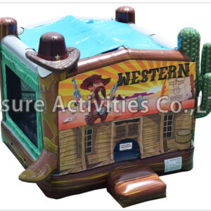 14ft multi theme cowboy bounce 14ft multi theme cowboy bounce