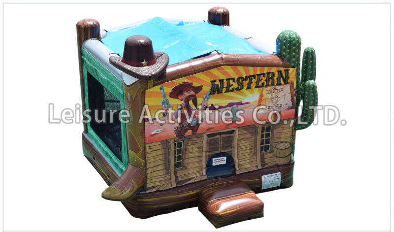 14ft multi theme cowboy bounce