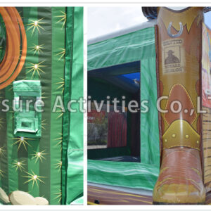 14ft multi theme cowboy bounce 14ft multi theme cowboy bounce