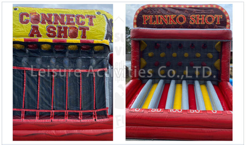 connect a shot / plinko marble red